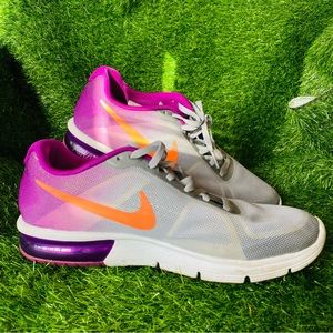 Nike Air Max Sequent Womens Running Shoes Purple US8